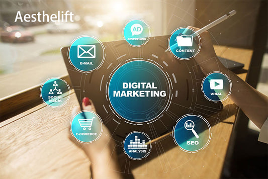 Aesthelift advertising and marketing the on-line databases and electronic publications of others ,  Provide effective marketing strategies to mine your influence